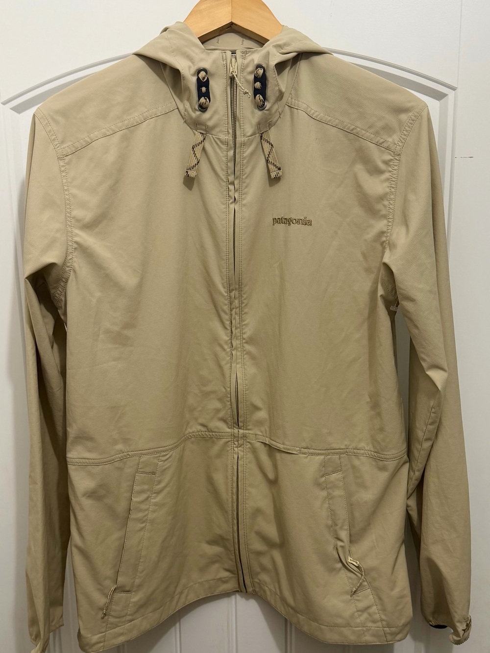 Patagonia Men's Stretch Terre Planing Hoody, Tan, Size Small, 86185